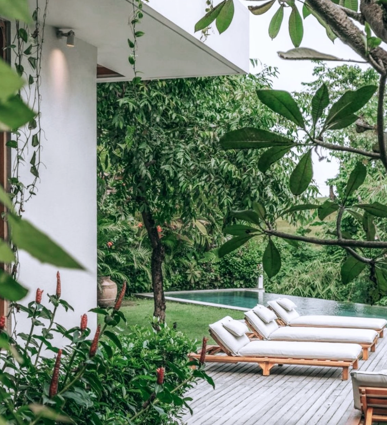 custom outdoor sun loungers in bali