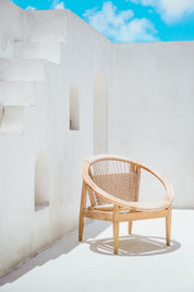 Rhea Indoor Outdoor Teak Lounge Chair