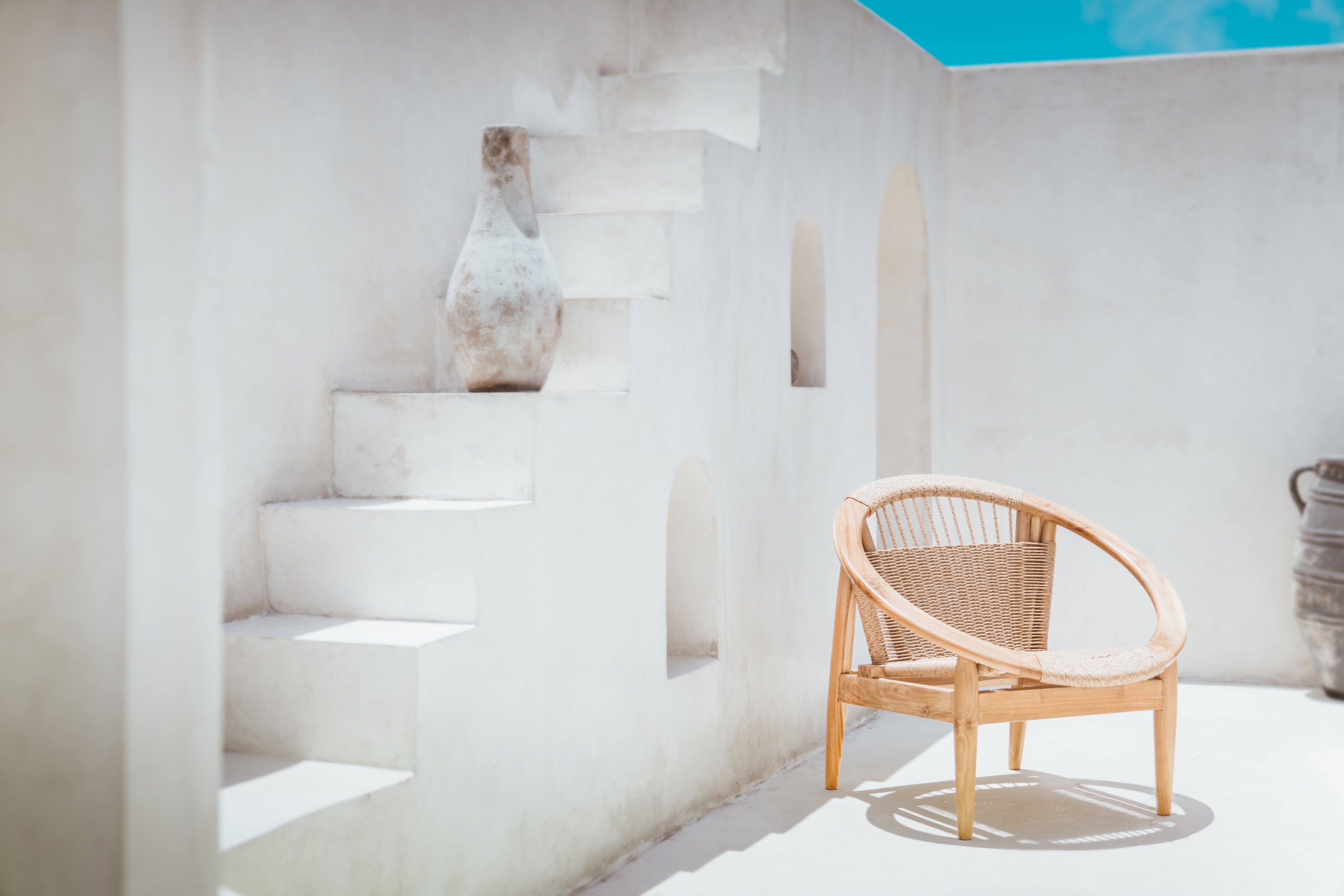 Rhea Indoor Outdoor Teak Lounge Chair