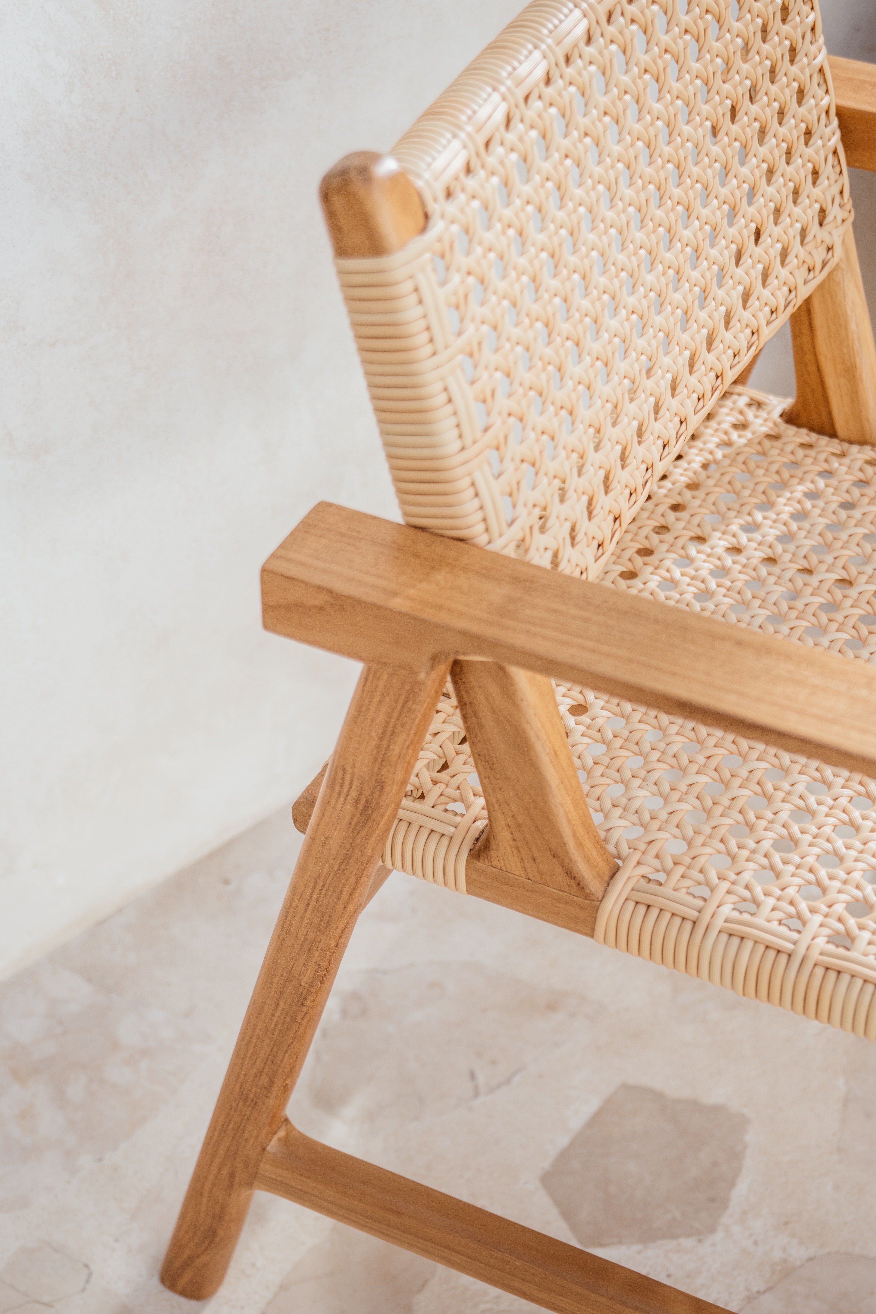 Jeeva Indoor Outdoor Teak Dining Chair