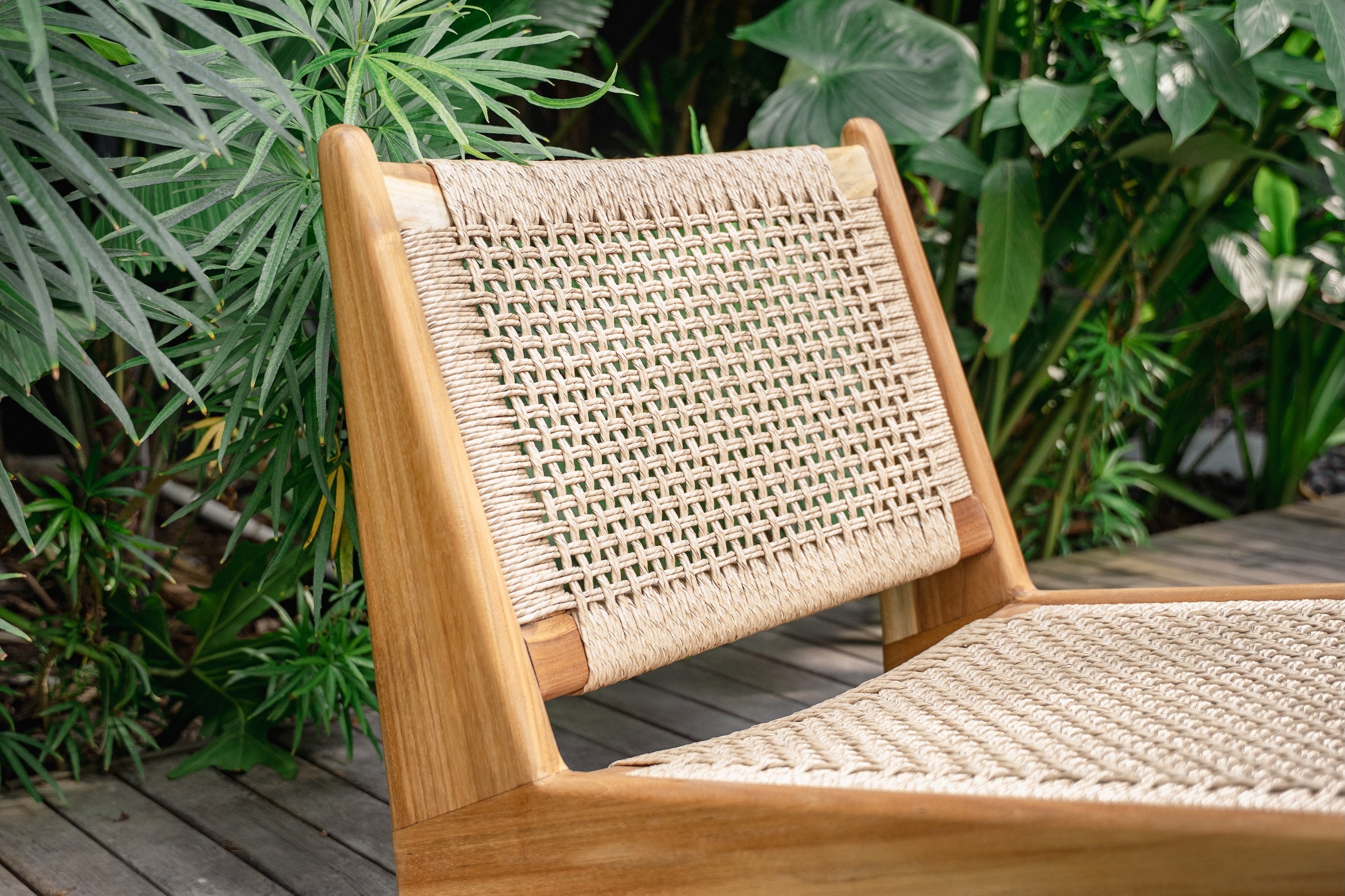 Sore Indoor Outdoor Teak Loveseat