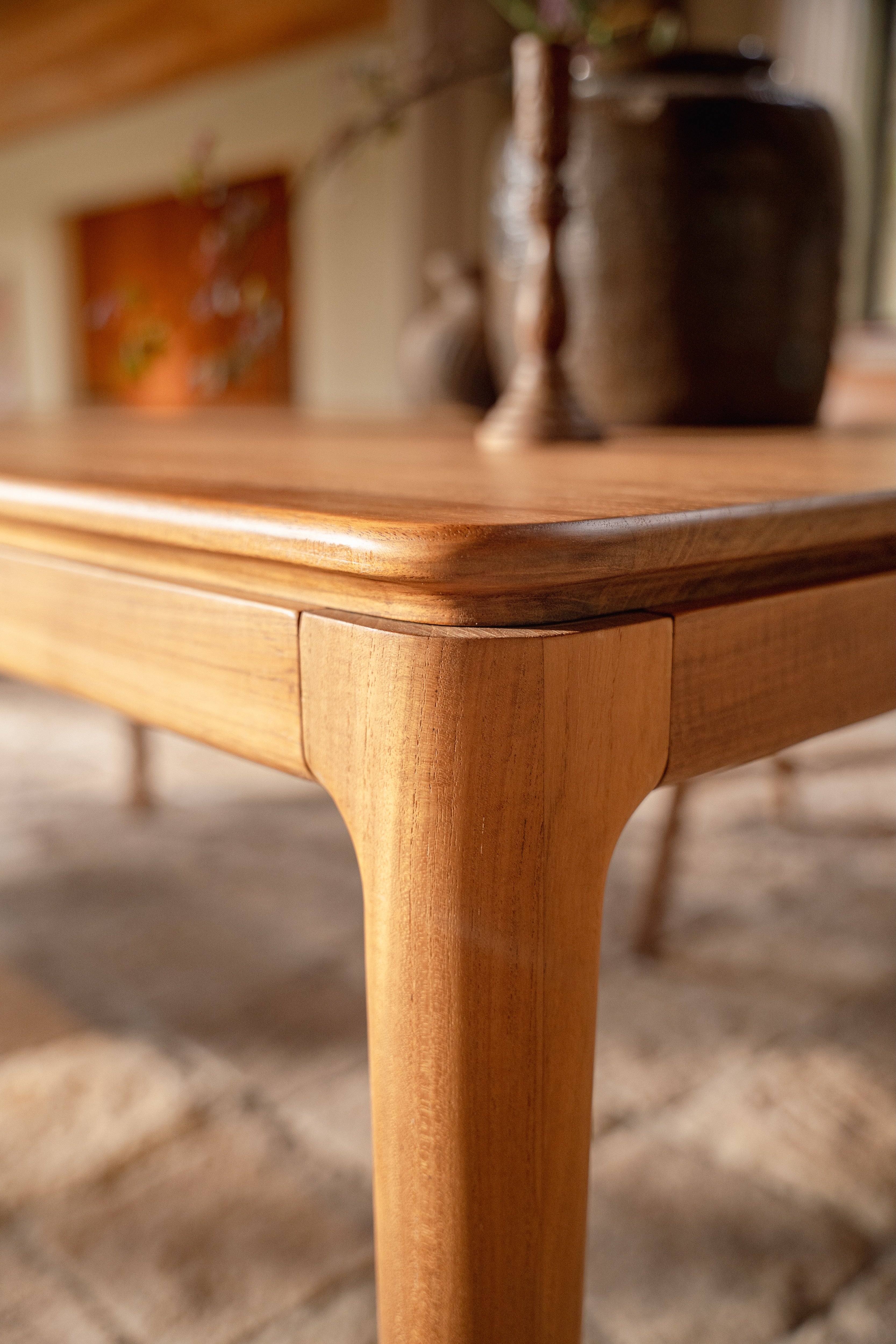 Kamal Rectangle Teak Dining Table