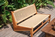 Sore Indoor Outdoor Teak Loveseat