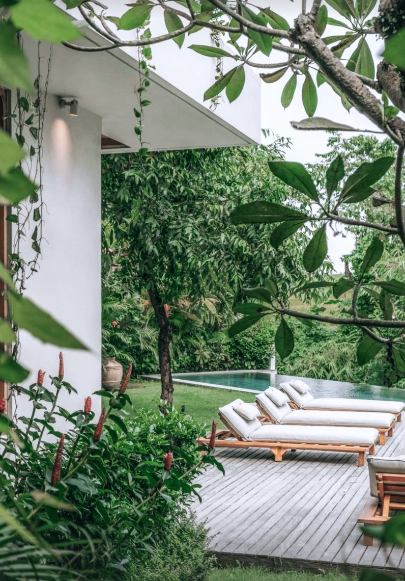 custom outdoor sun loungers in bali