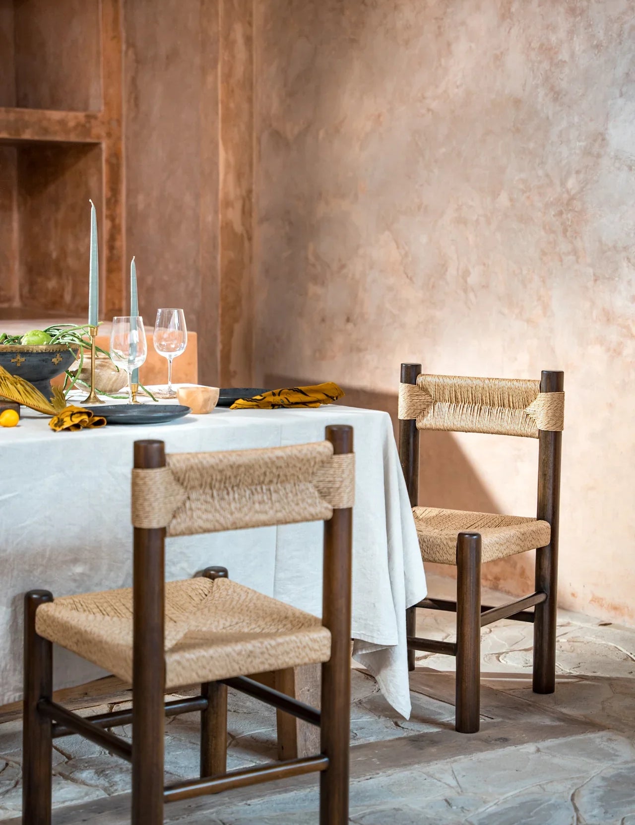 teak and leather dining chairs 