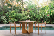 Darma Square Outdoor Teak Dining Table