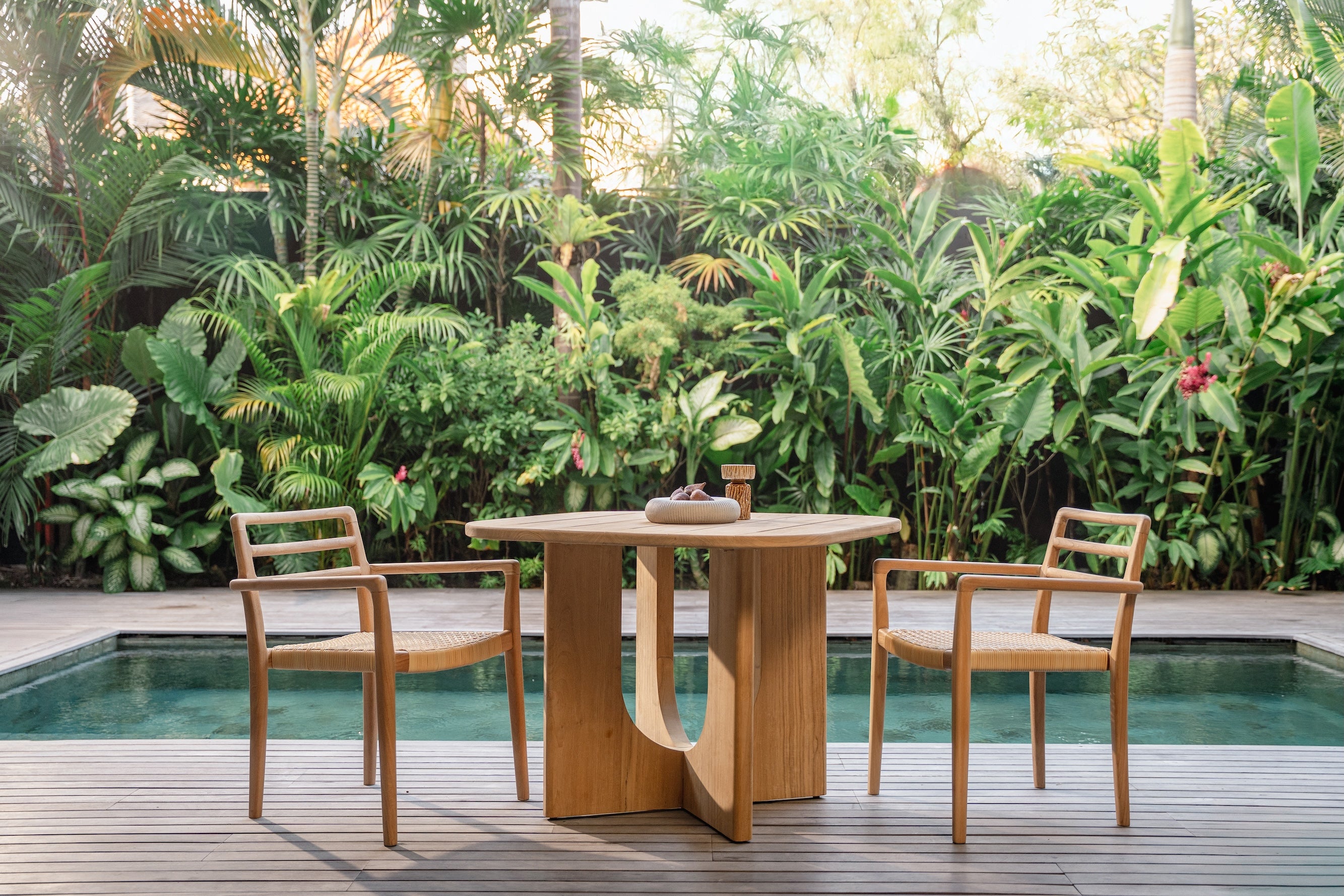 Darma Square Outdoor Teak Dining Table