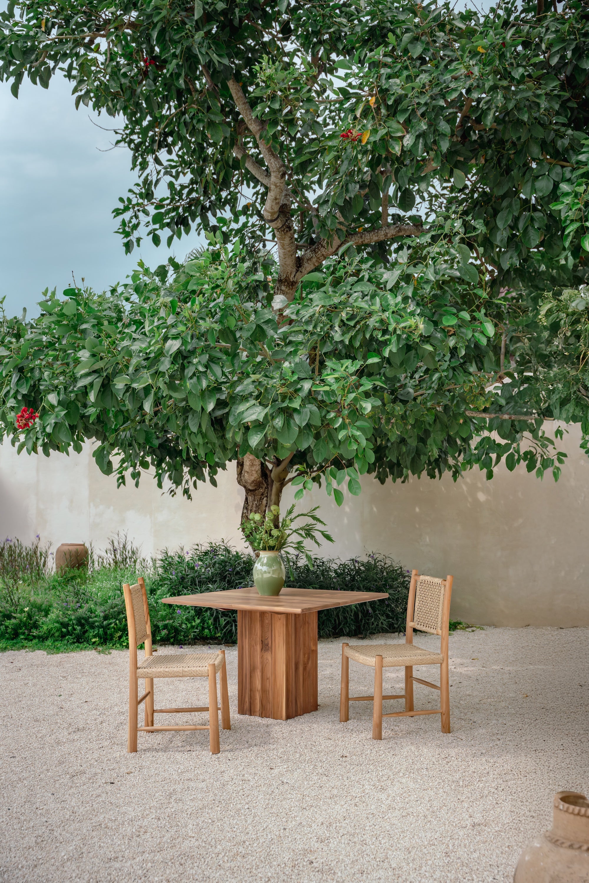 Lama Square Recycled Teak Dining Table