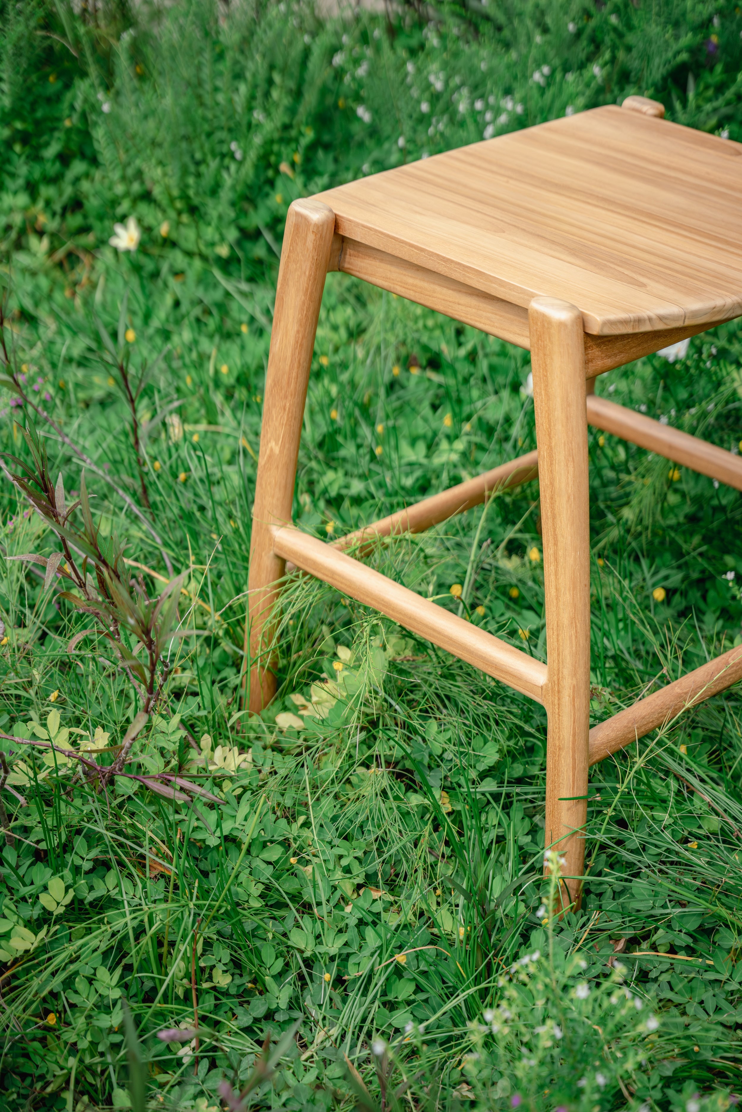 Jati Teak Counter Stool