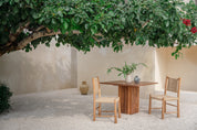 Lama Square Recycled Teak Dining Table