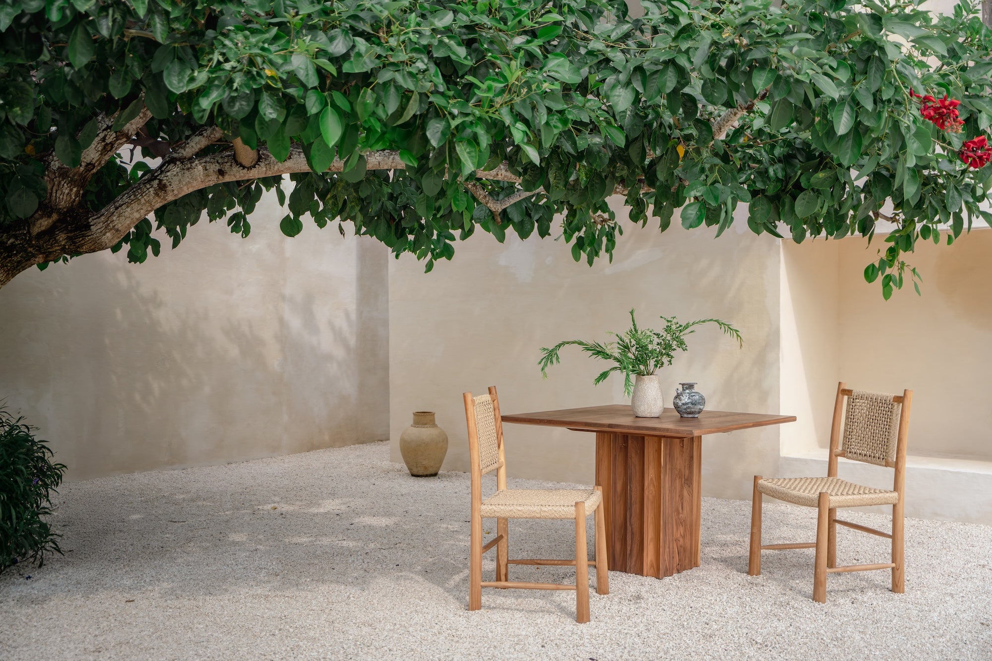 Lama Square Recycled Teak Dining Table