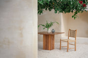 Lama Square Recycled Teak Dining Table