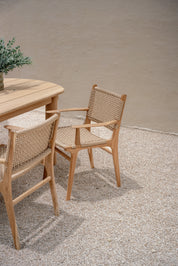 Lisna Indoor Outdoor Teak Dining Chair