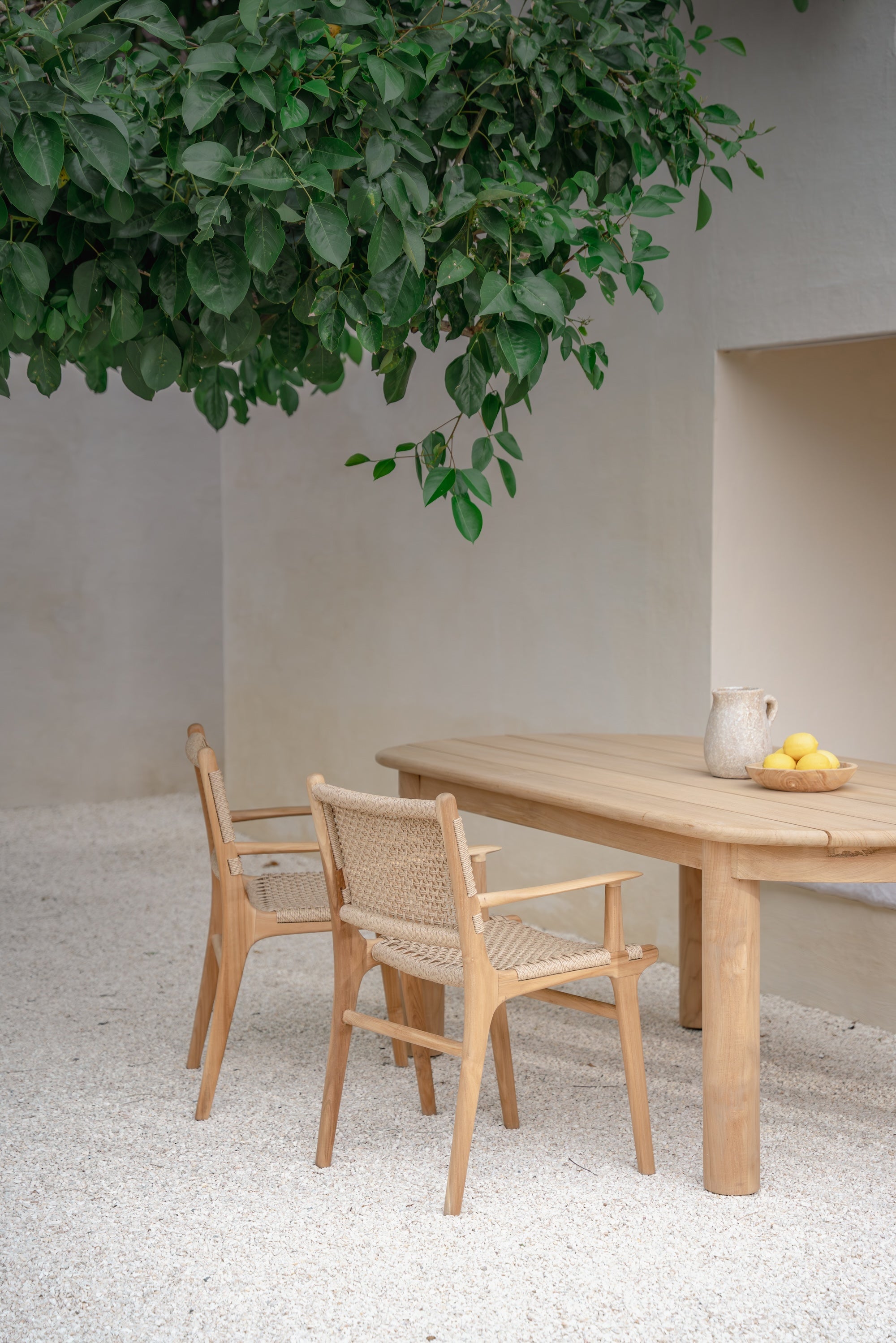 Lisna Indoor Outdoor Teak Dining Chair
