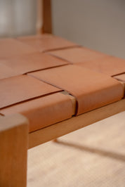 Camelia Teak and Leather Dining Chair