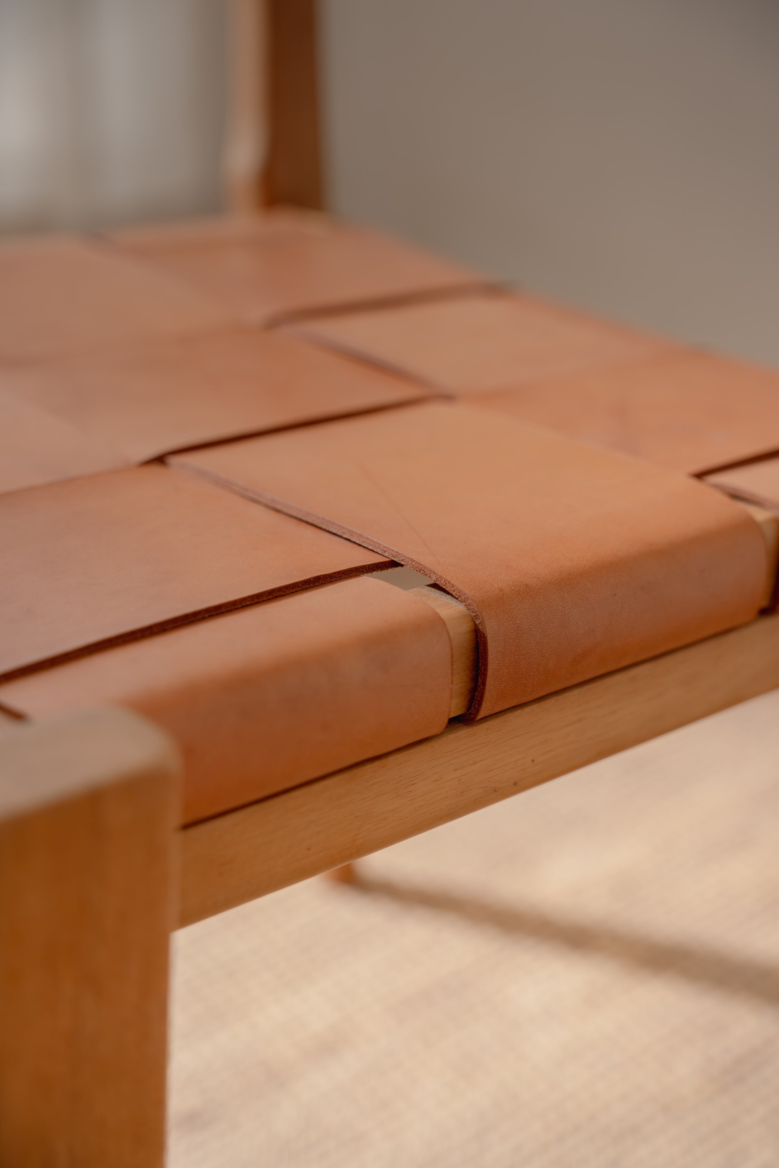 Camelia Teak and Leather Dining Chair