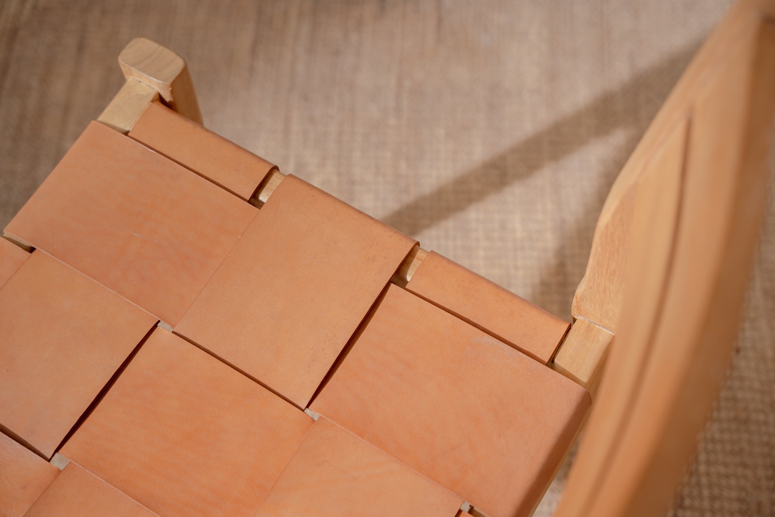 Camelia Teak and Leather Dining Chair