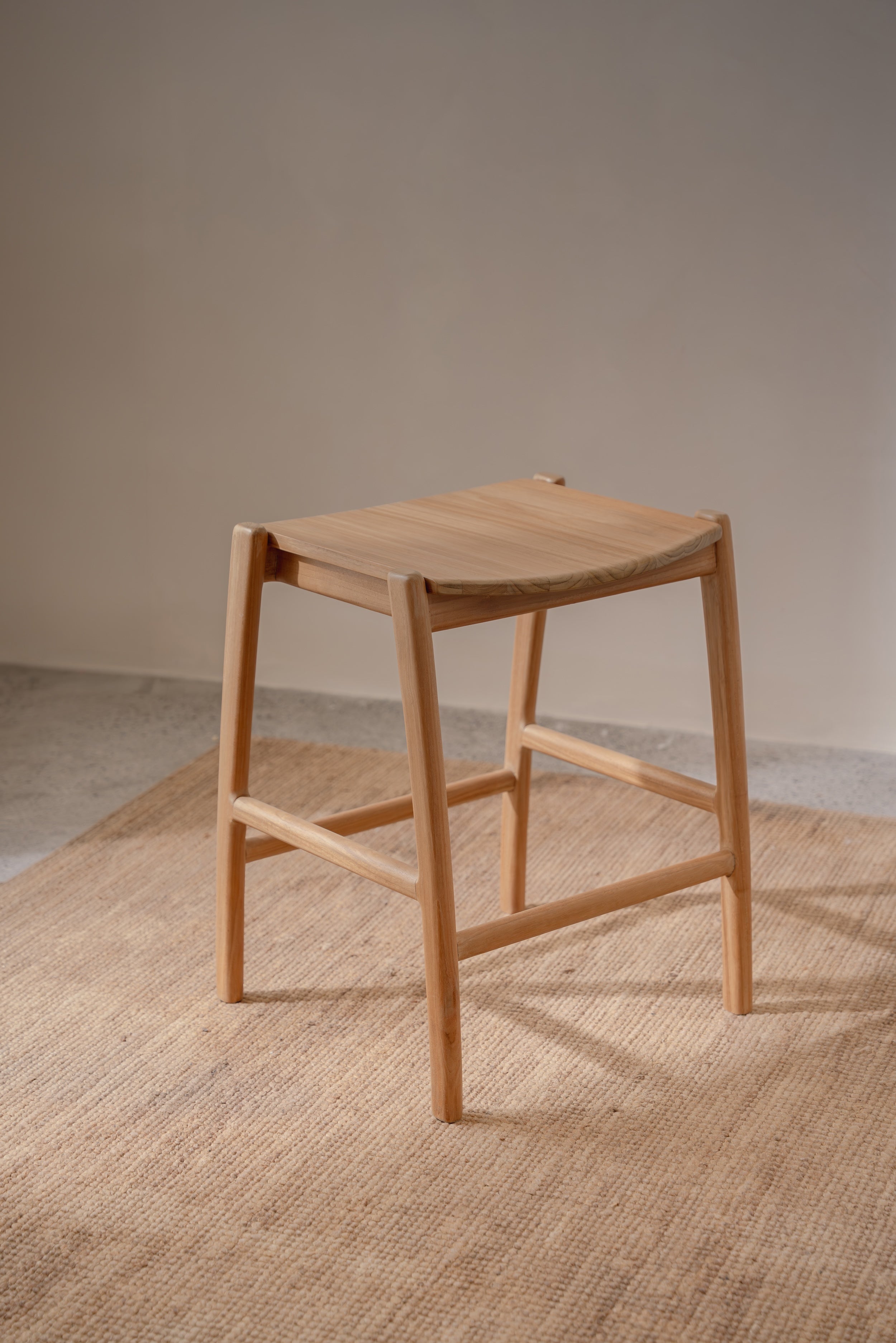 Jati Teak Counter Stool