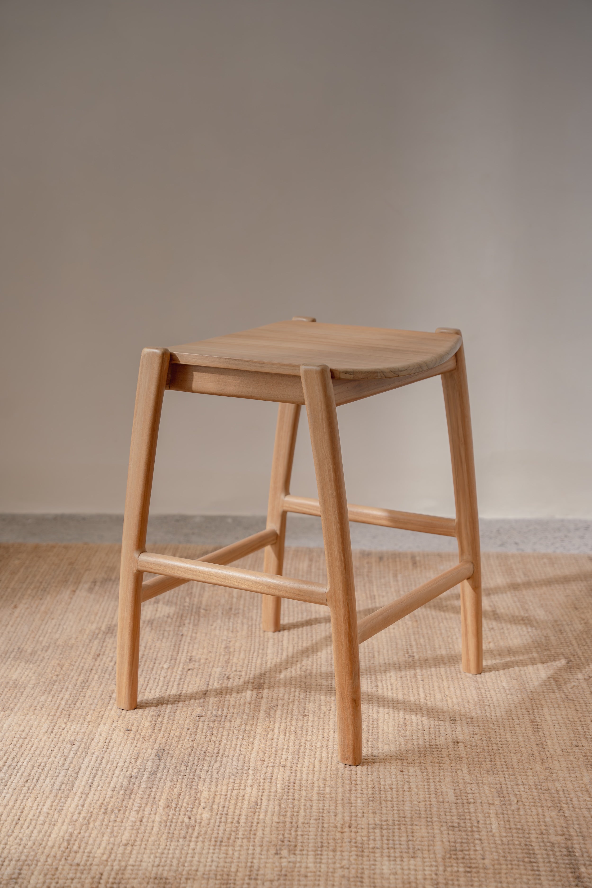 Jati Teak Counter Stool