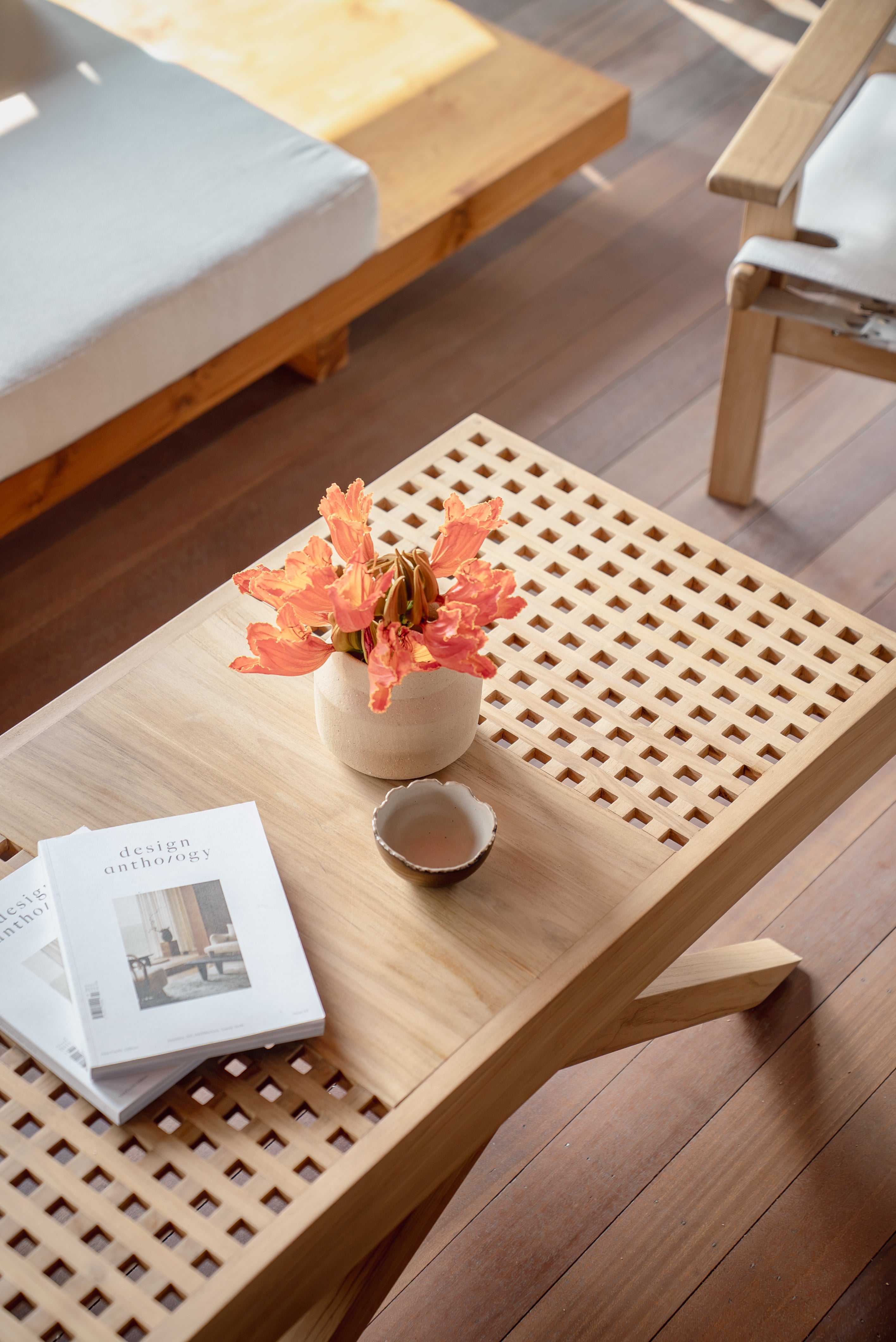 Alba Rectangle Teak Coffee Table