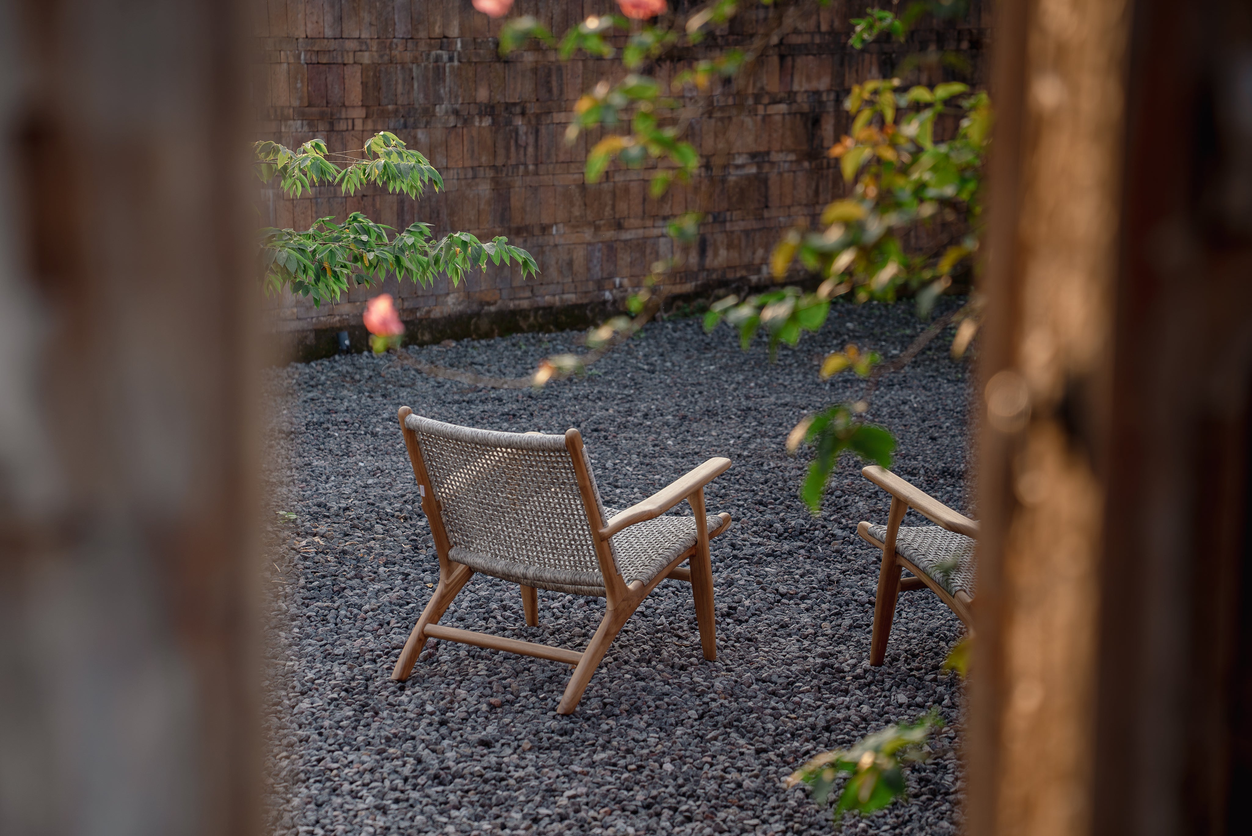 Sava Indoor Outdoor Teak Lounge Chair