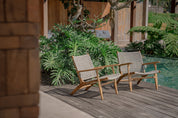 Sava Indoor Outdoor Teak Lounge Chair
