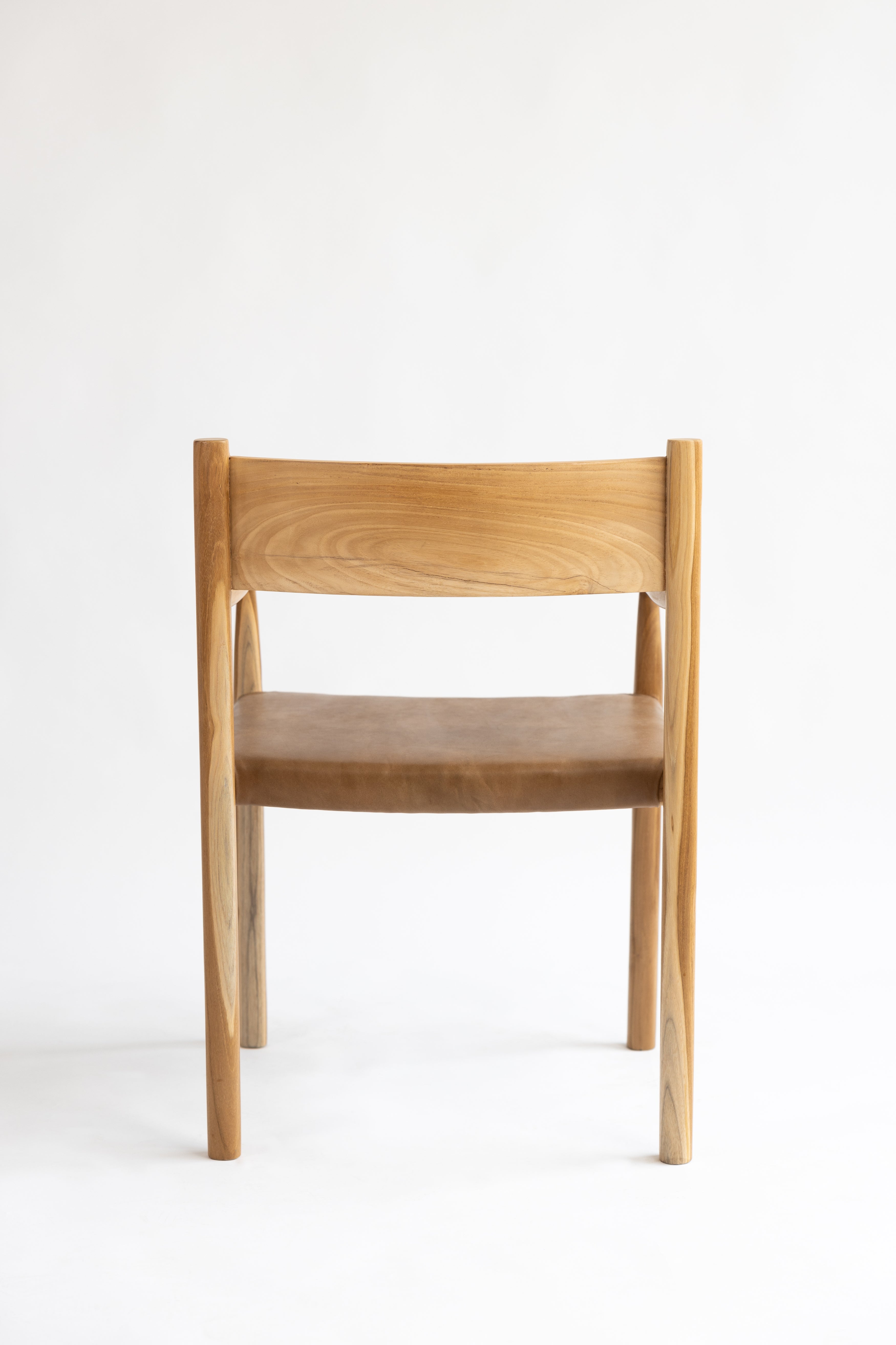 Siena Teak and Leather Dining Chair