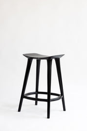 Bella Backless Teak Counter Stool