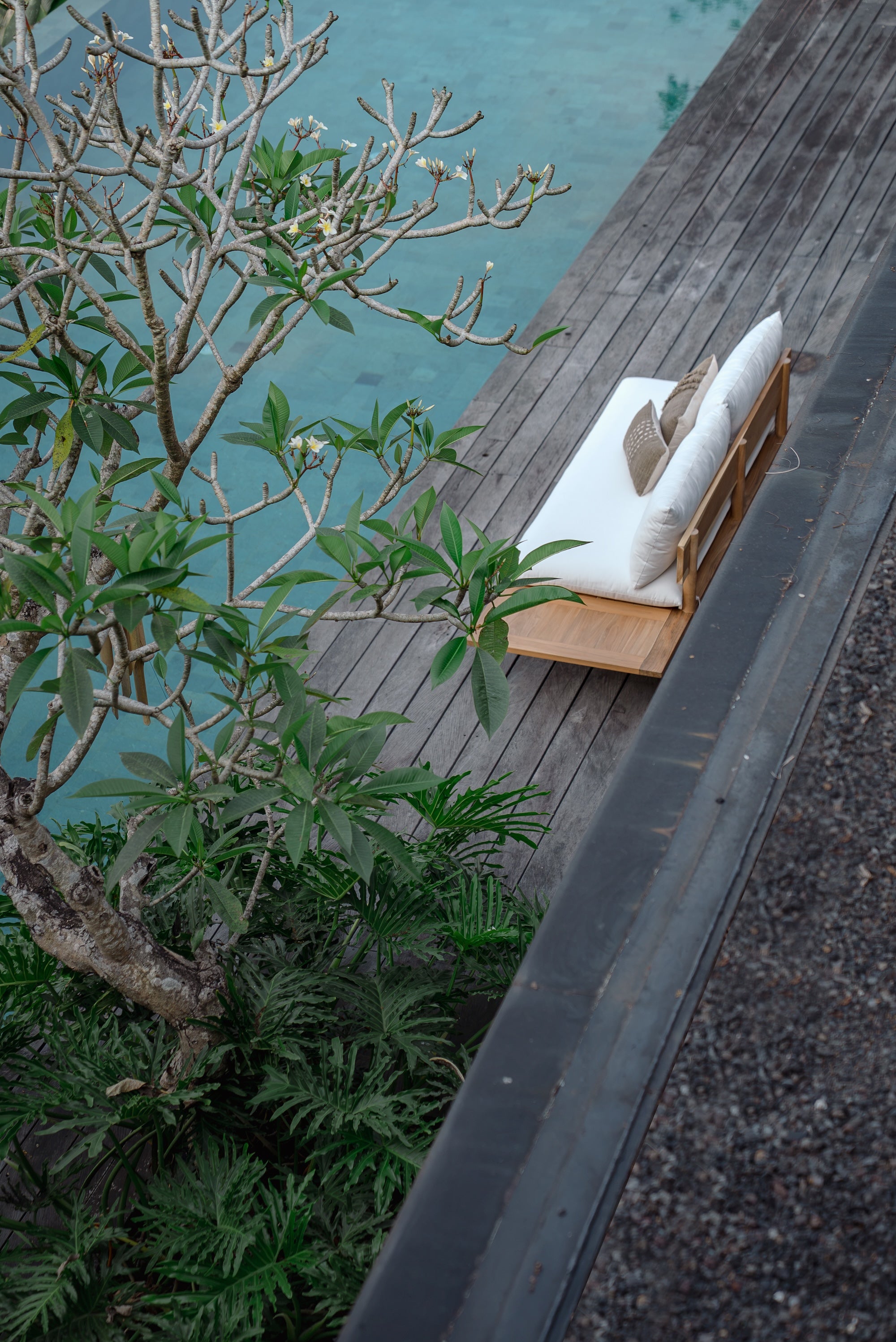 Sepoi Indoor Outdoor Teak  Daybed