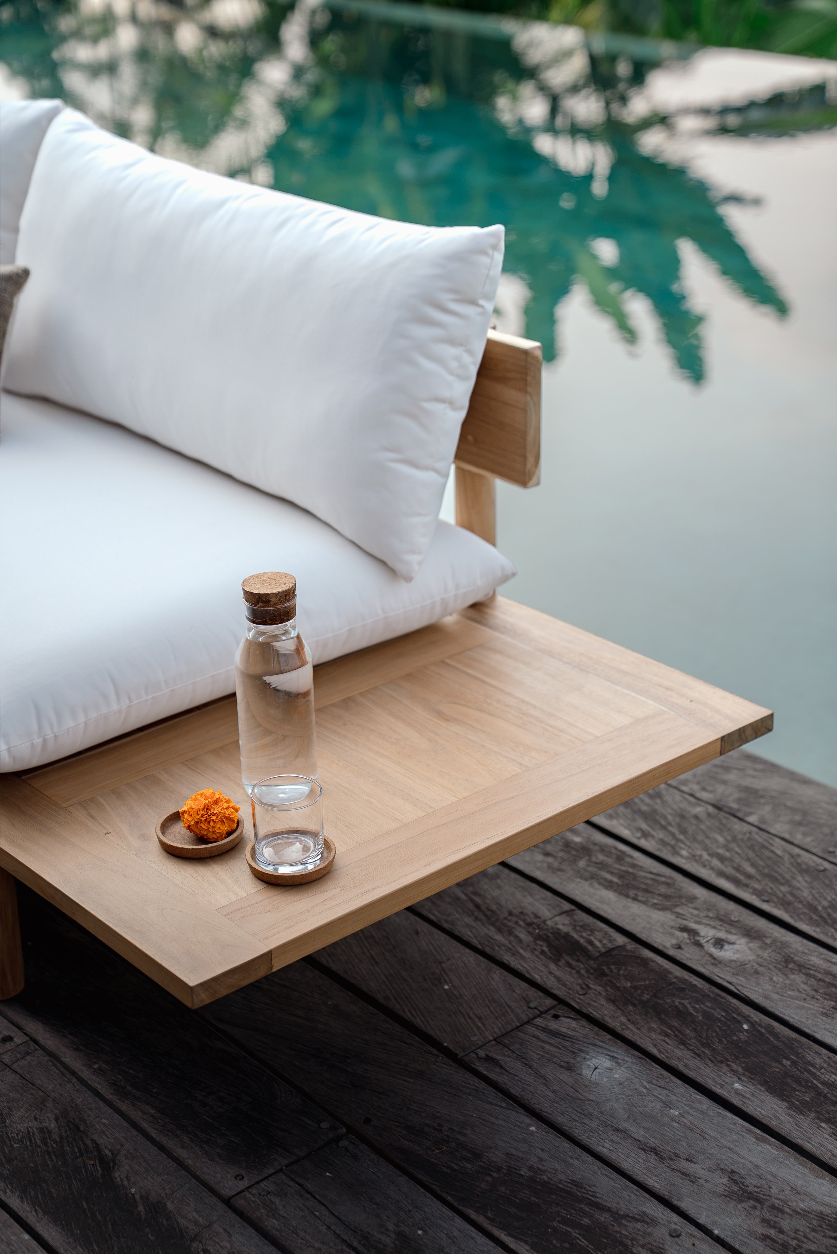 Sepoi Indoor Outdoor Teak  Daybed