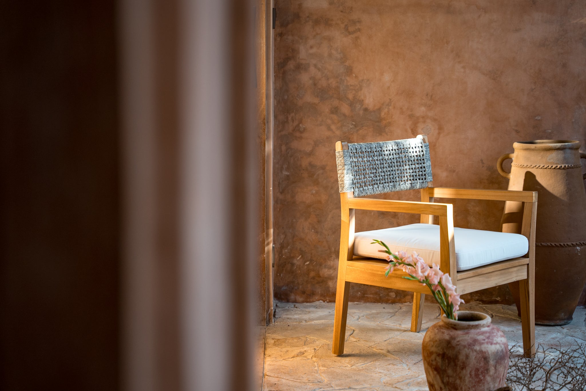 Ella Indoor Outdoor Teak Dining Chair – balè - Main Image