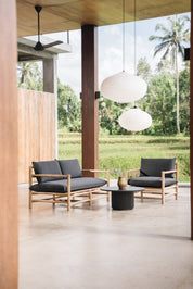 Senja Indoor Outdoor Teak Loveseat