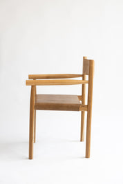 Siena Teak and Leather Dining Chair