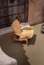 Marin Indoor Outdoor Teak Lounge Chair