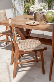 Dewi Indoor Outdoor Dining Teak Dining Chair