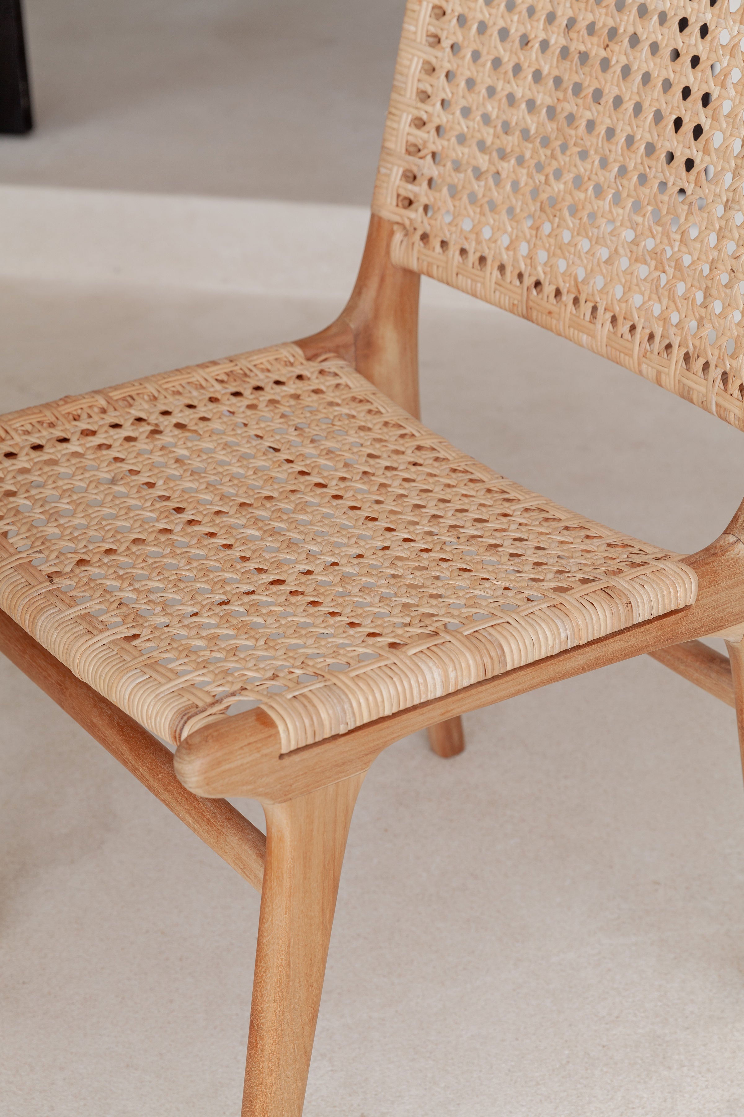 Diana Teak and Rattan Dining Chair