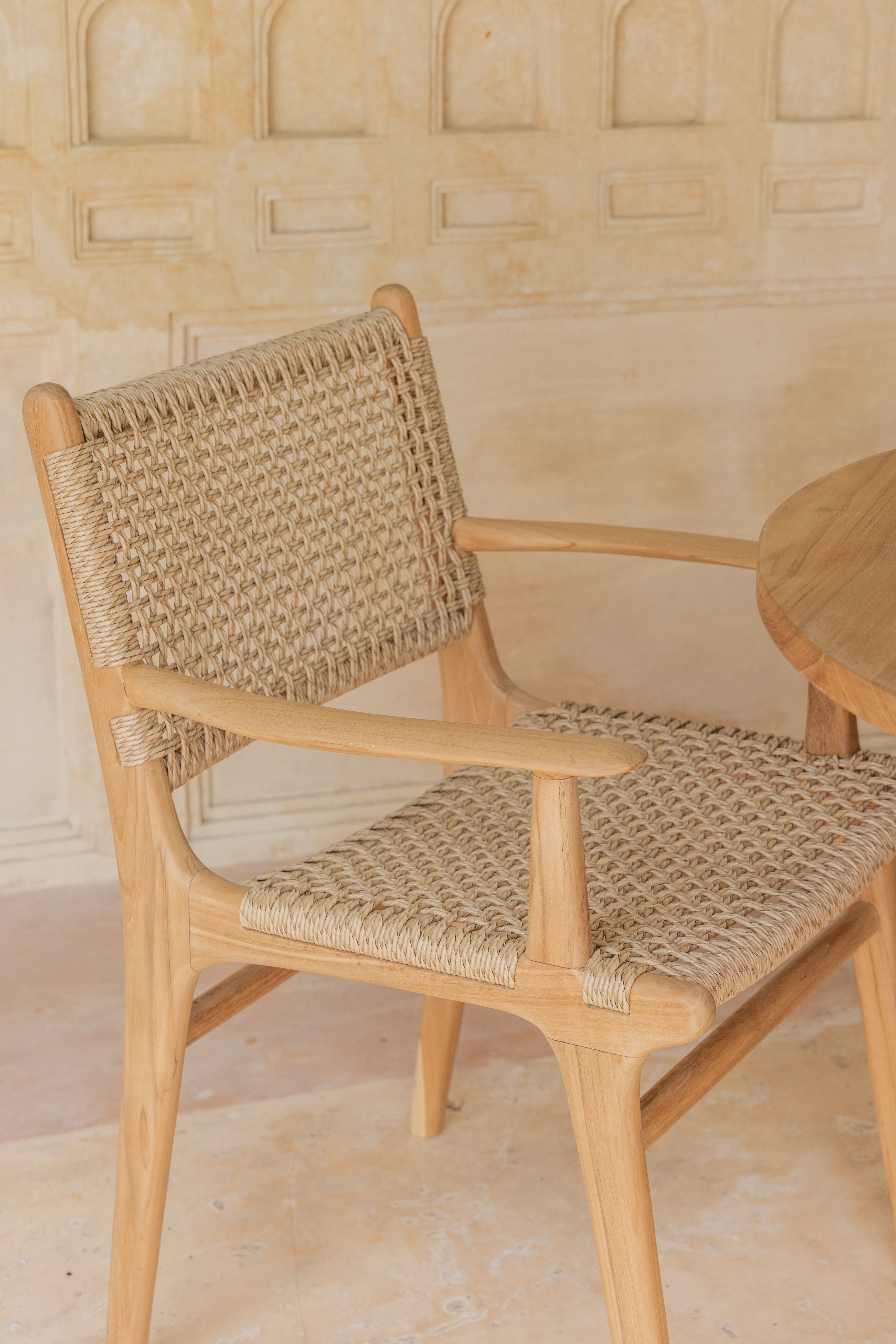 Lisna Indoor Outdoor Teak Dining Chair