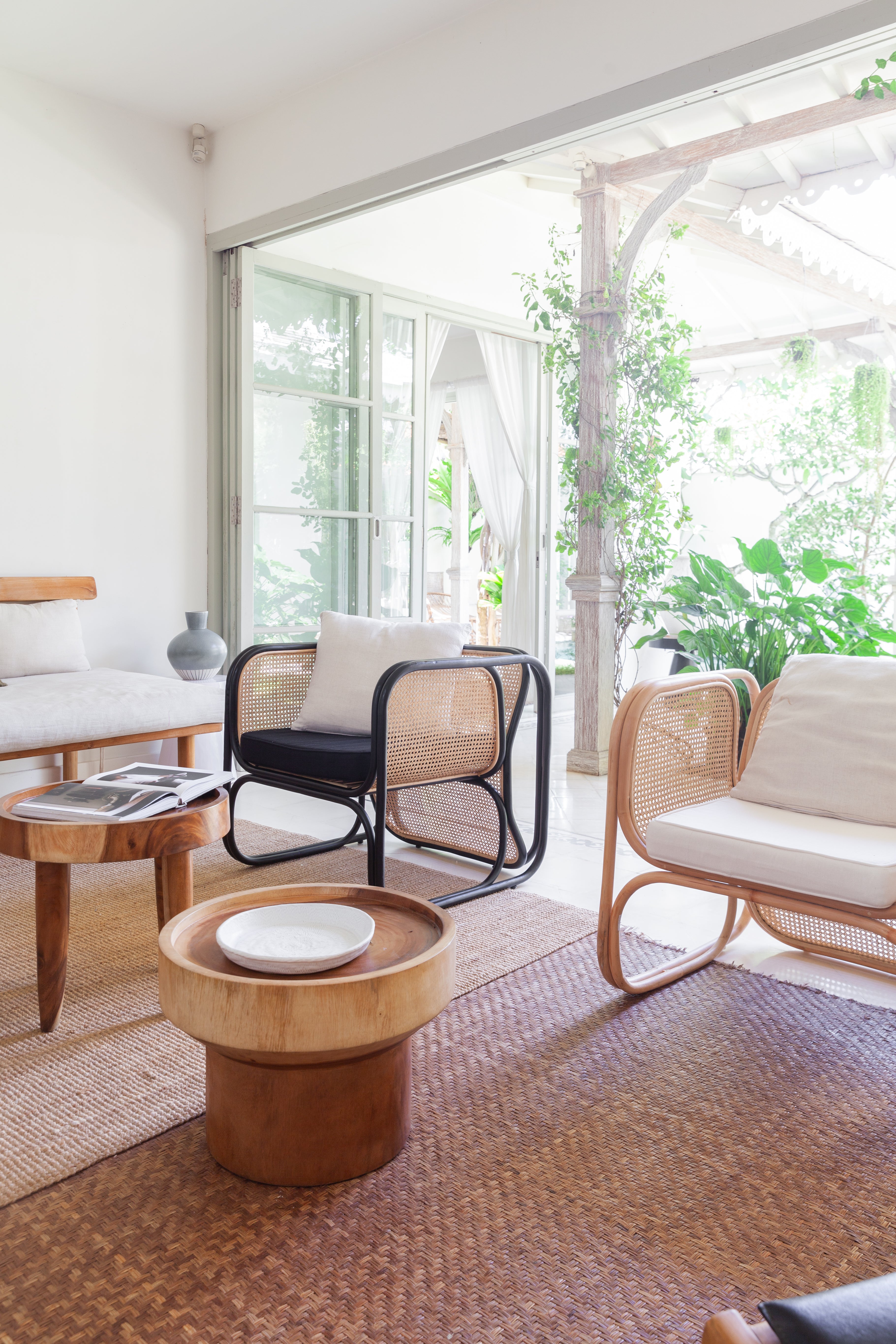 Maria Rattan Accent Chair